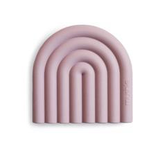 Mushie Bite Toy Rainbow – Mauve from Glow - the store