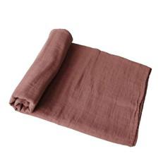 Mushie Swaddle – Cognac from Glow - the store