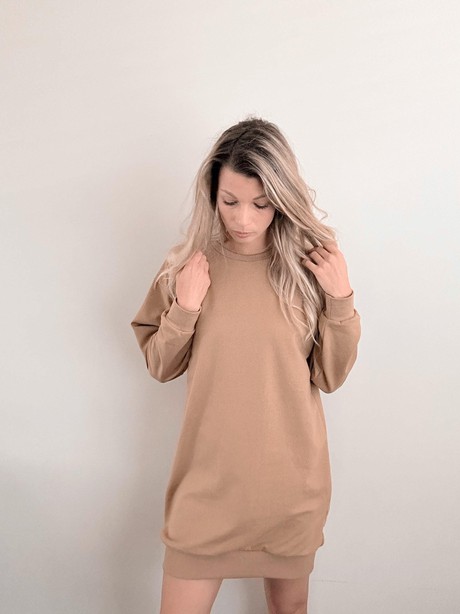 Pulloverjurk – Zand