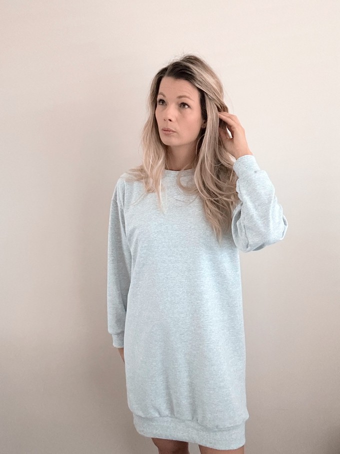 Sweater dress – Light Grey from Glow - the store