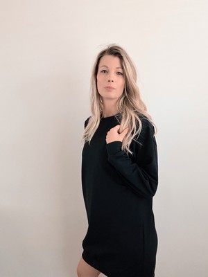 Sweater dress – Black from Glow - the store