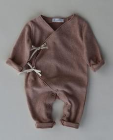 Warm baby suit – Old Rose via Glow - the store