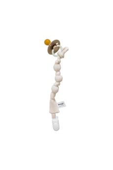 Pacifier clip organic cotton – Peach Blush via Glow - the store