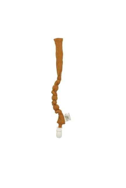 Pacifier clip organic cotton – Toffee from Glow - the store