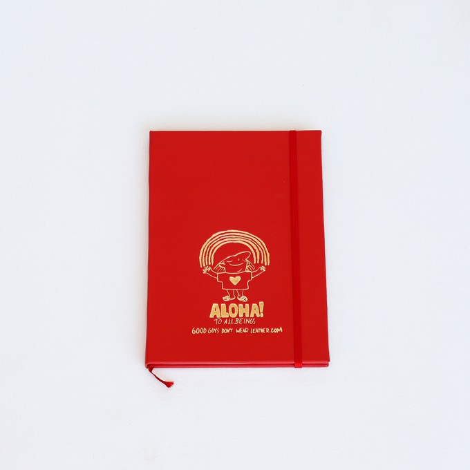 "ALOHA TO ALL BEINGS" NOTEBOOK | APPLESKIN™  from Good Guys Go Vegan