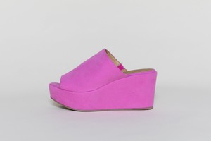 CORY Fuschia vegan platform shoes| warehouse sale from Good Guys Go Vegan