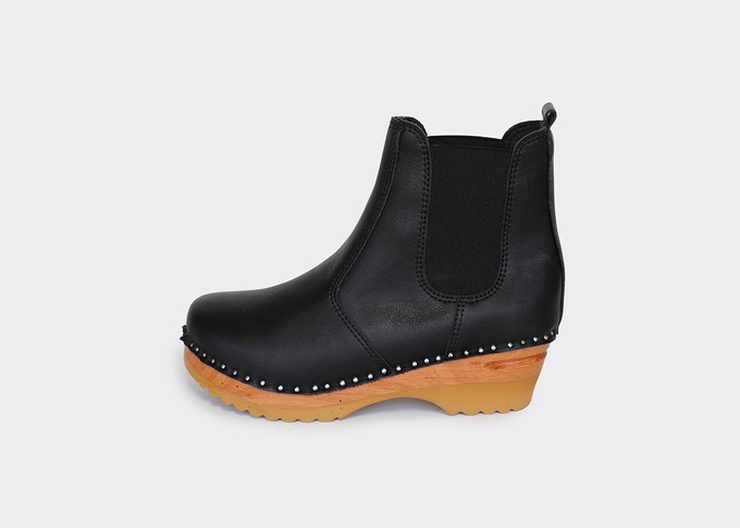 Clog heel boots shop