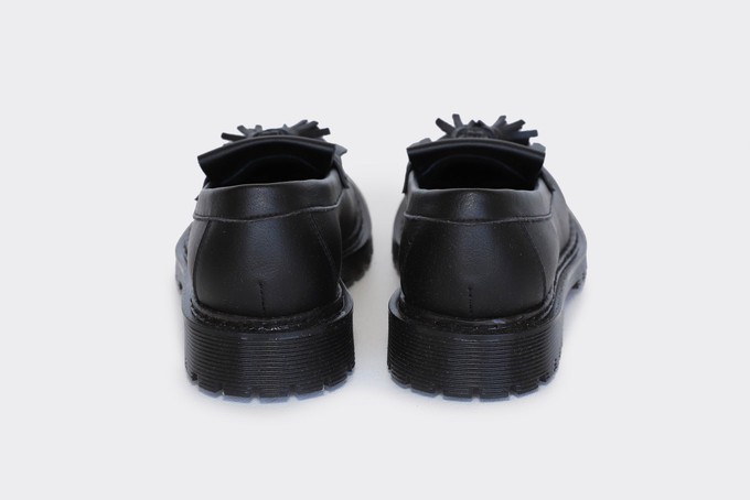 TOSH vegan tassel Loafers | BLACK from Good Guys Go Vegan