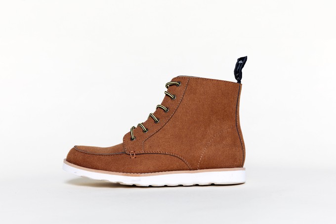 WALTER rusty brown work boots| warehouse sale from Good Guys Go Vegan