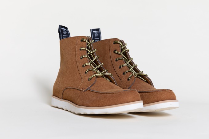 WALTER rusty brown work boots| warehouse sale from Good Guys Go Vegan