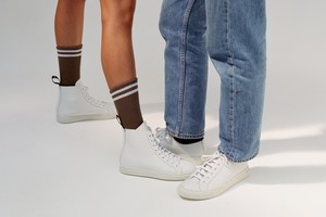 WACK vegan high top sneakers | WHITE from Good Guys Go Vegan