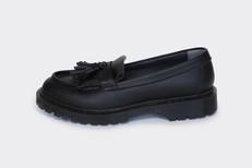 TOSH vegan tassel Loafers | BLACK via Good Guys Go Vegan