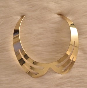 Golden Collar Fashionable Choker Necklace from Grab Your Garb