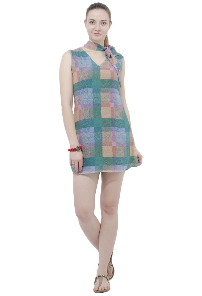 Retro dress with a neck tie from Grab Your Garb