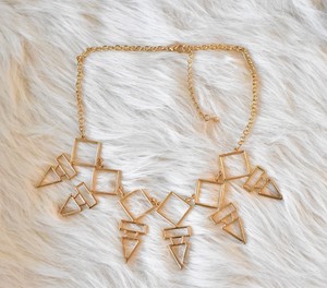 Grab Your Gold Geometric Necklace from Grab Your Garb