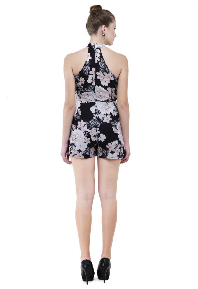 Floral jump suit with pockets from Grab Your Garb