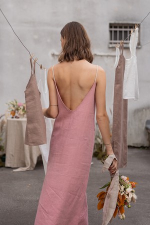 Open back dress from gust.
