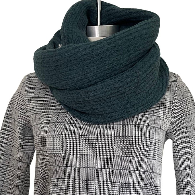 Myrtle Green Soft Handmade Alpaca Scarf from Heritage Moda