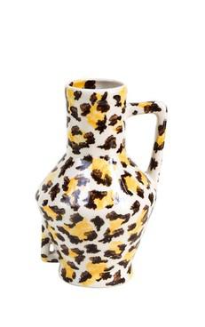 Vase Handpainted Leopard via Het Faire Oosten