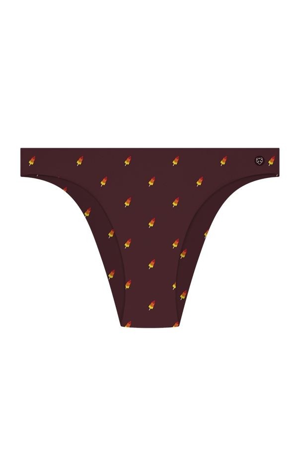 Bikini Bottom Burgundy Rockets from Het Faire Oosten