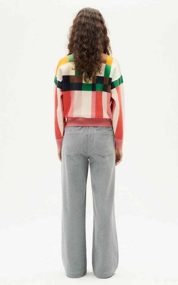 Sweater Knitted Philis Grid from Het Faire Oosten