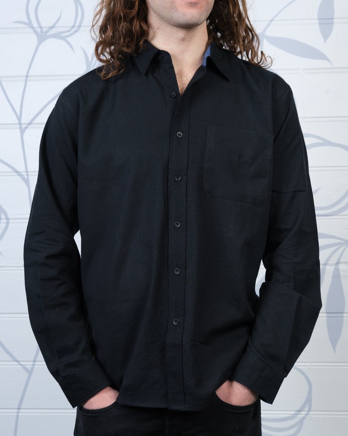 Hemp and Organic Cotton Oxford Shirt from Himal Natural Fibres