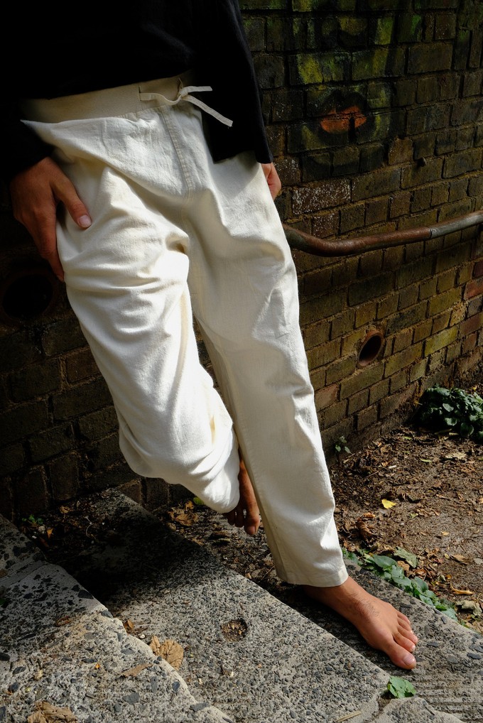 Hemp & Organic Cotton Yoga trousers - Mens indian style yoga pants - Hemp Pyjamas from Himal Natural Fibres