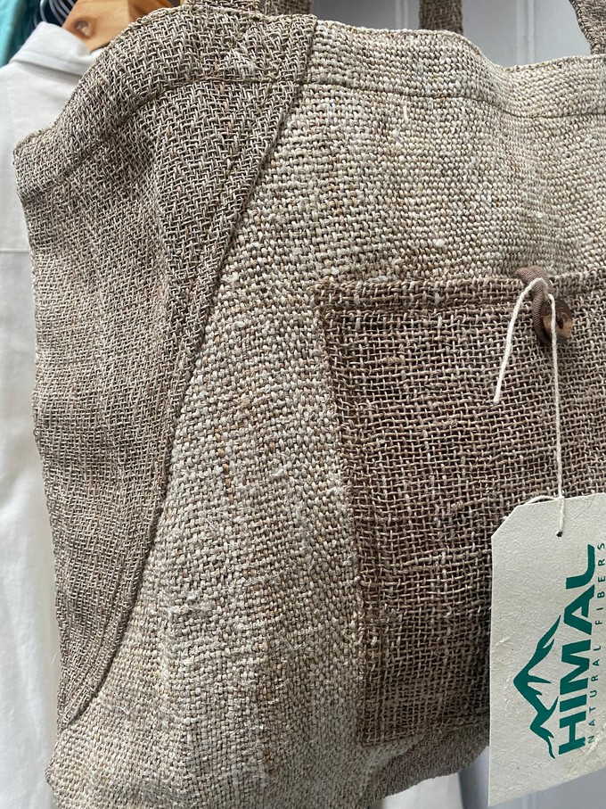 Organic Hemp & Nettle Beach Bag - Made in Nepal from Himal Natural Fibres