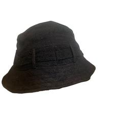 Wild Nettle Black Bucket Hat - Unisex - Summer hat from Himal Natural Fibres