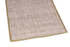 Quilted Handwoven Nettle and Hemp Yoga Mat via Himal Natural Fibres