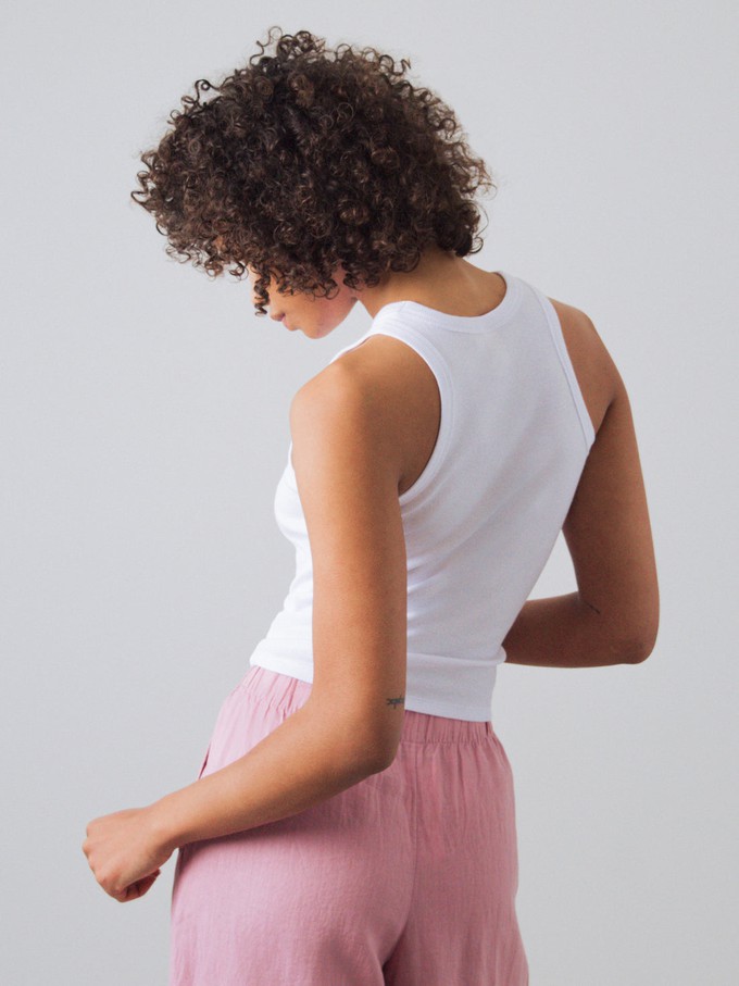 Ribbed Racer Top from Honest Basics