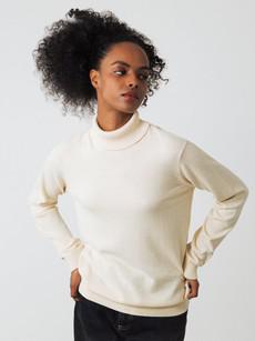 Turtleneck Jumper Women via Honest Basics