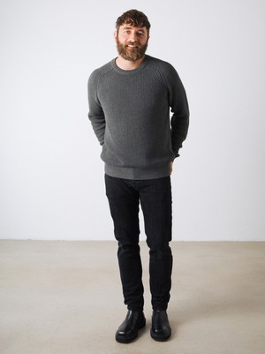 Men Heavy Knit Jumper from Honest Basics