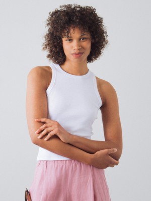 Ribbed Racer Top from Honest Basics
