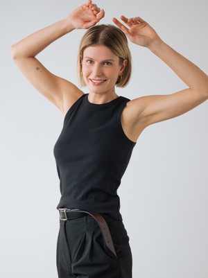 Ribbed Racer Top from Honest Basics