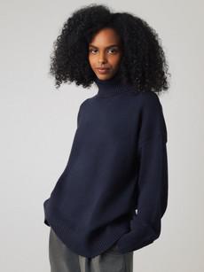 Chunky Turtleneck Women via Honest Basics