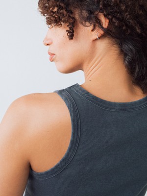 Ribbed Racer Top from Honest Basics
