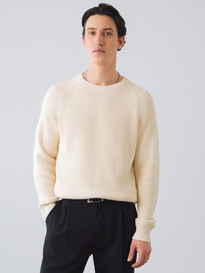 Men Heavy Knit Jumper from Honest Basics