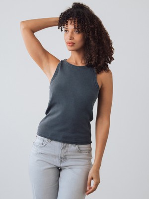 Ribbed Racer Top from Honest Basics