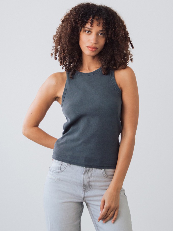 Ribbed Racer Top from Honest Basics