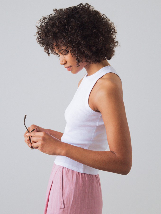Ribbed Racer Top from Honest Basics
