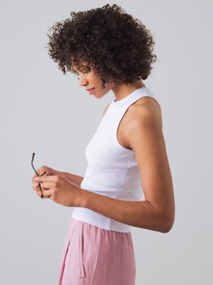 Ribbed Racer Top from Honest Basics