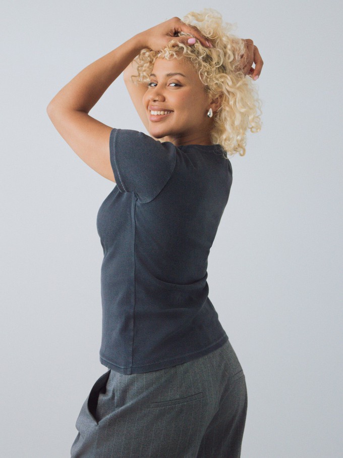 Slim Rib Shirt from Honest Basics