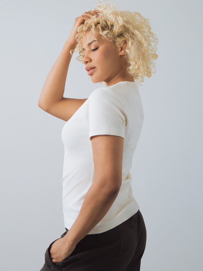 Slim Rib Shirt from Honest Basics