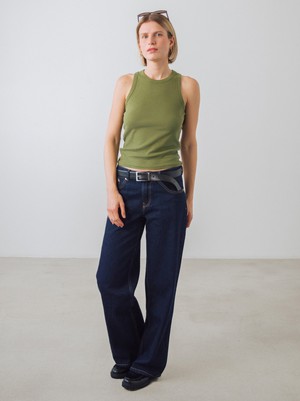 Ribbed Racer Top from Honest Basics
