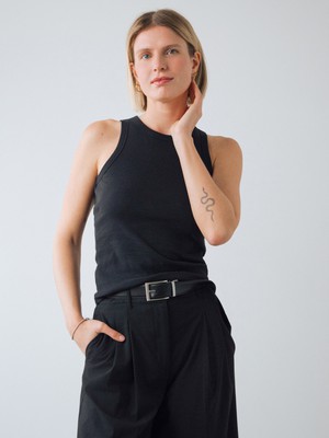 Ribbed Racer Top from Honest Basics
