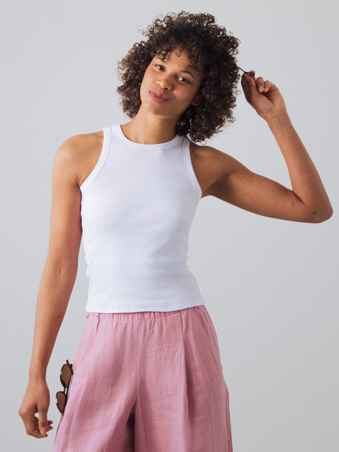 Ribbed Racer Top from Honest Basics