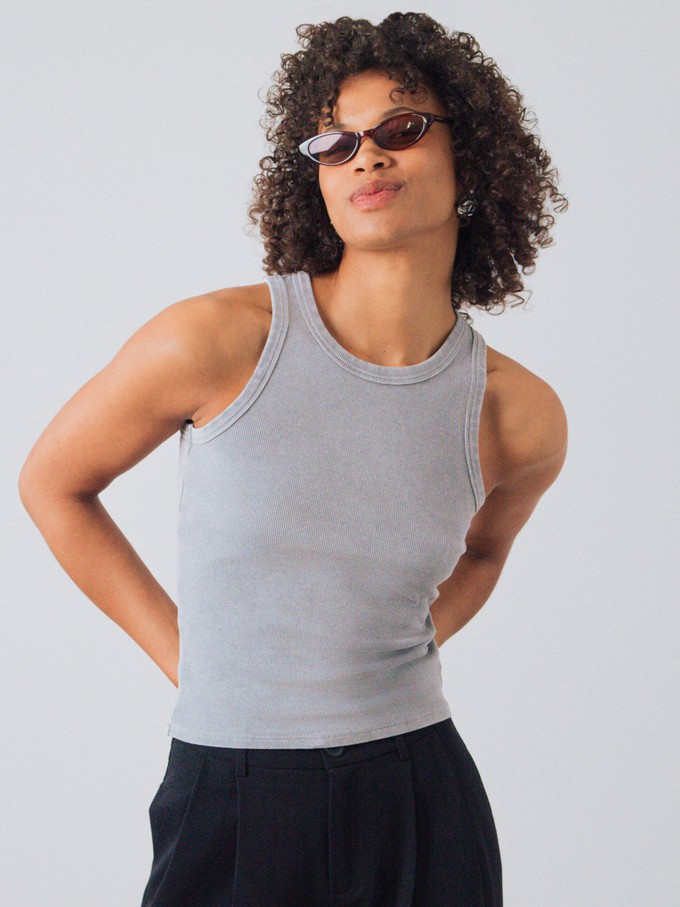 Ribbed Racer Top from Honest Basics