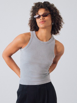 Ribbed Racer Top from Honest Basics