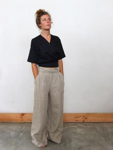 Eles Pants Linen via Ida&Volta